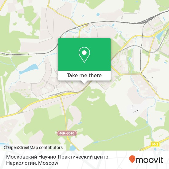 Московский Научно-Практический центр Наркологии map
