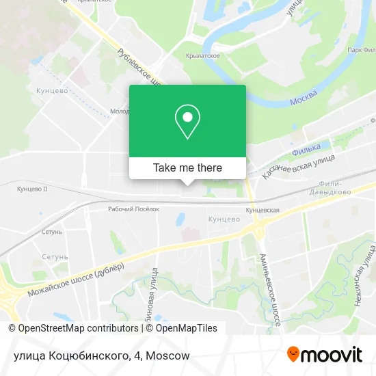 улица Коцюбинского, 4 map