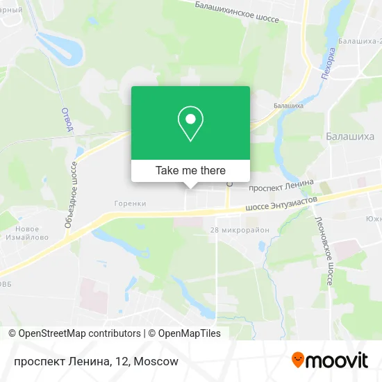 проспект Ленина, 12 map