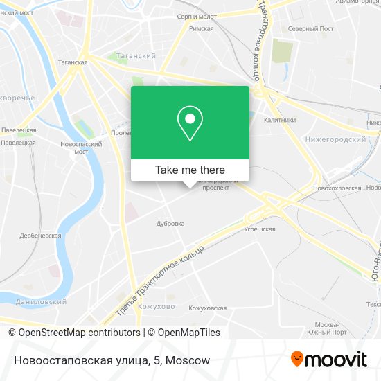 Новоостаповская улица, 5 map