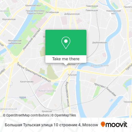 Большая Тульская улица 10 строение 4 map