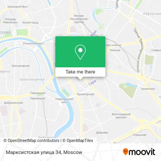 Марксистская улица 34 map