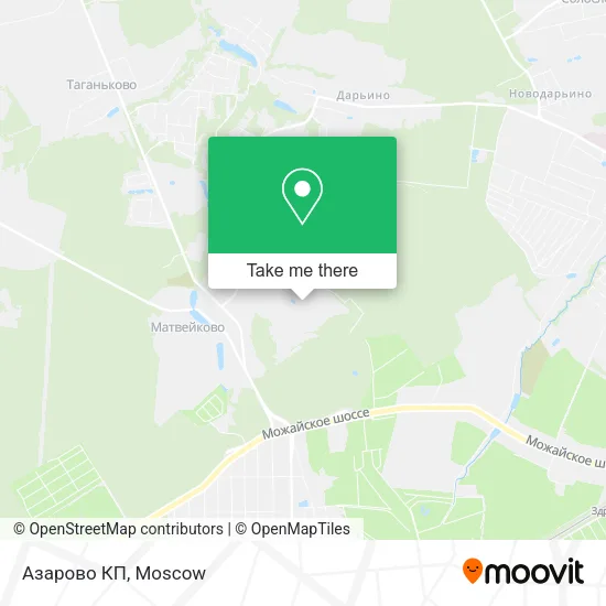 Азарово КП map