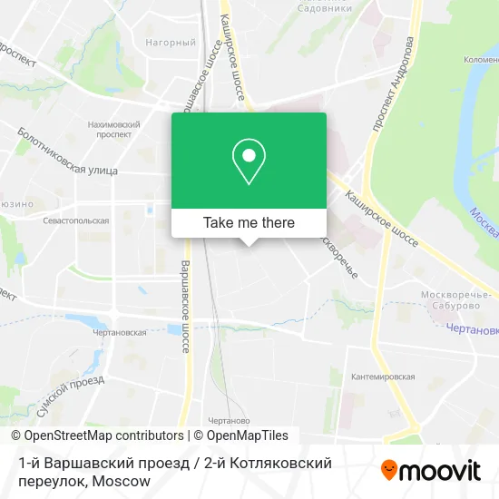 1-й Варшавский проезд / 2-й Котляковский переулок map