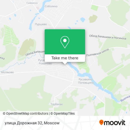 улица Дорожная 32 map