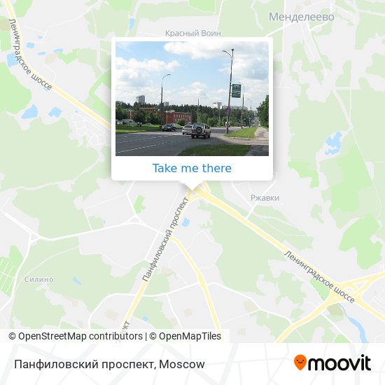 Панфиловский проспект map