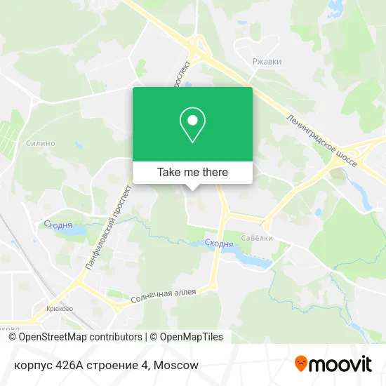 корпус 426А строение 4 map