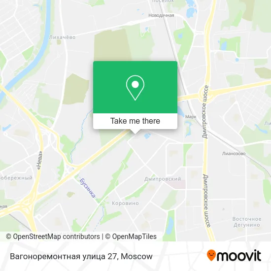 Вагоноремонтная улица 27 map