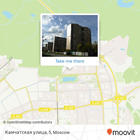 Камчатская улица, 5 map
