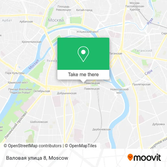Валовая улица 8 map