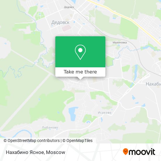 Нахабино Ясное map