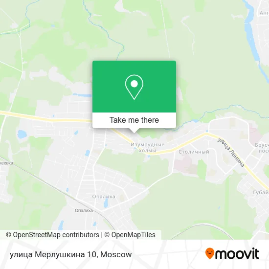 улица Мерлушкина 10 map