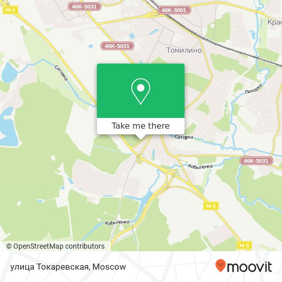 улица Токаревская map