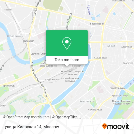 улица Киевская 14 map