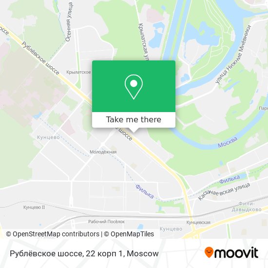 Рублёвское шоссе, 22 корп 1 map