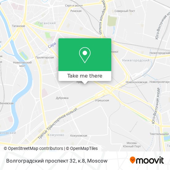 Волгоградский проспект 32, к.8 map