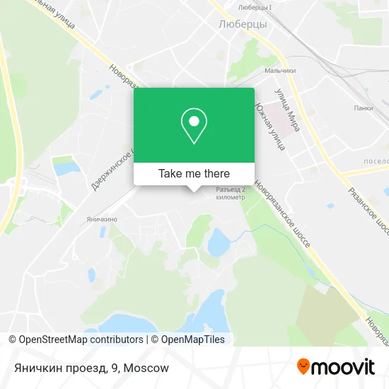 Яничкин проезд, 9 map