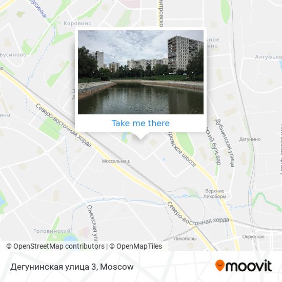 Дегунинская улица 3 map