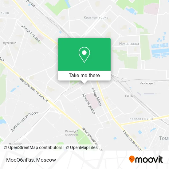 МосОблГаз map