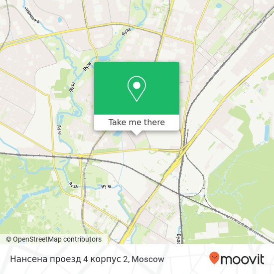 Нансена проезд 4 корпус 2 map