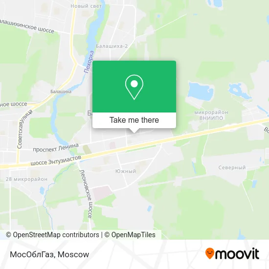 МосОблГаз map