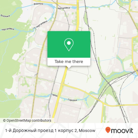 1-й Дорожный проезд 1 корпус 2 map