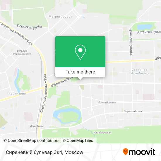 Сиреневый бульвар 3к4 map