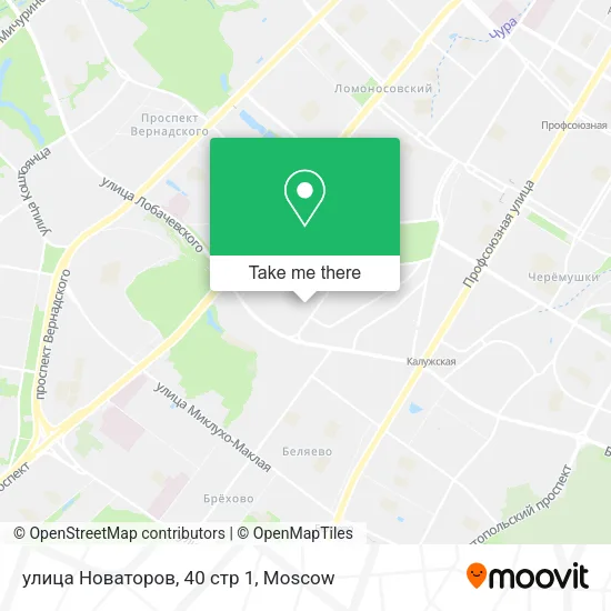 улица Новаторов, 40 стр 1 map
