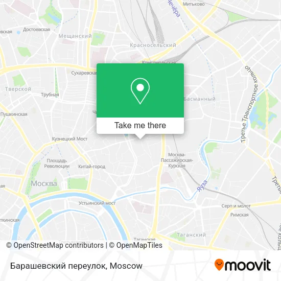 Барашевский переулок map