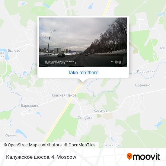 Калужское шоссе, 4 map