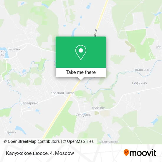 Калужское шоссе, 4 map