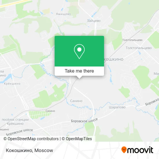 Кокошкино map