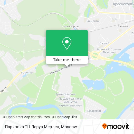 Парковка ТЦ Леруа Мерлен map