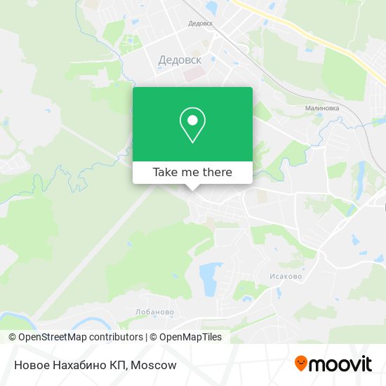 Новое Нахабино КП map