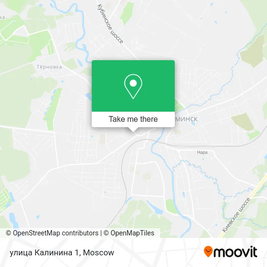улица Калинина 1 map