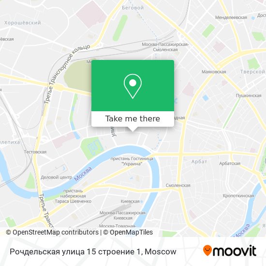 Рочдельская улица 15 строение 1 map