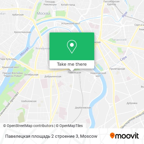 Павелецкая площадь 2 строение 3 map