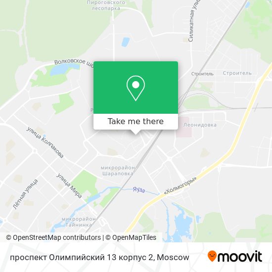 проспект Олимпийский 13 корпус 2 map