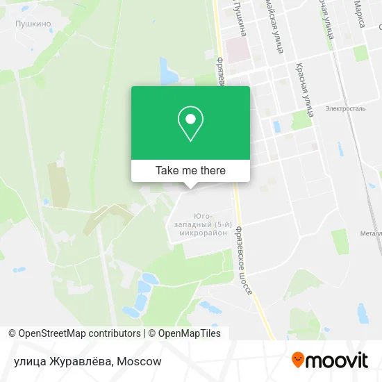 улица Журавлёва map