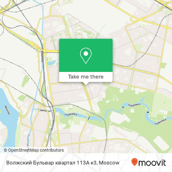 Волжский Бульвар квартал 113А к3 map