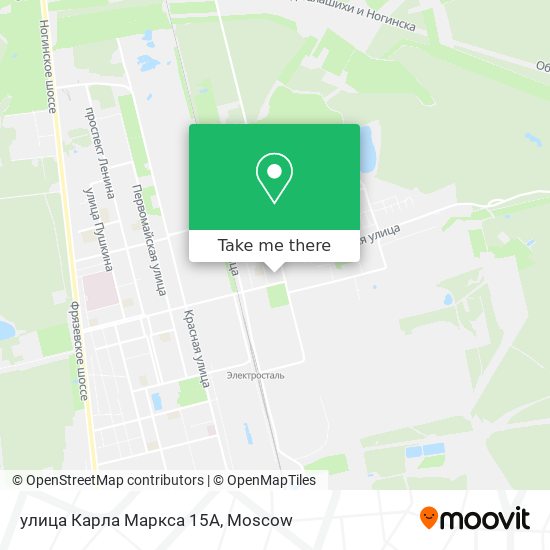 улица Карла Маркса 15А map
