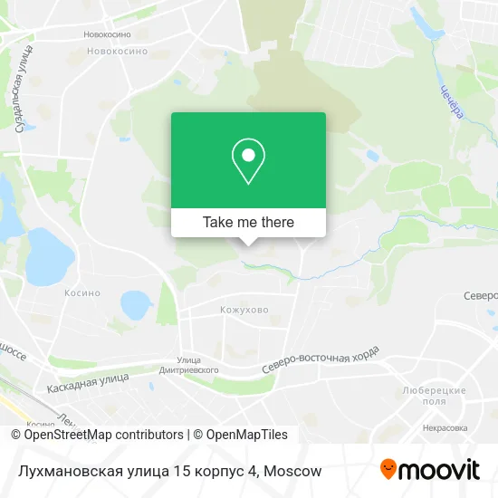 Лухмановская улица 15 корпус 4 map