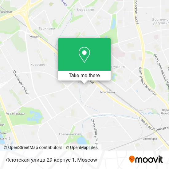 Флотская улица 29 корпус 1 map