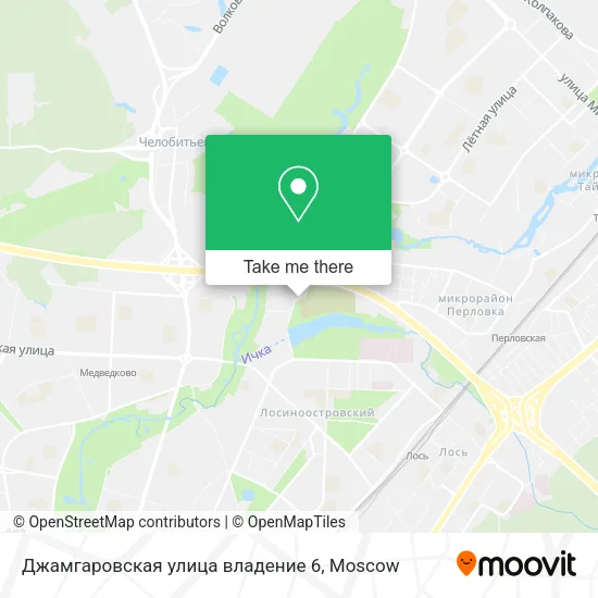 Джамгаровская улица владение 6 map