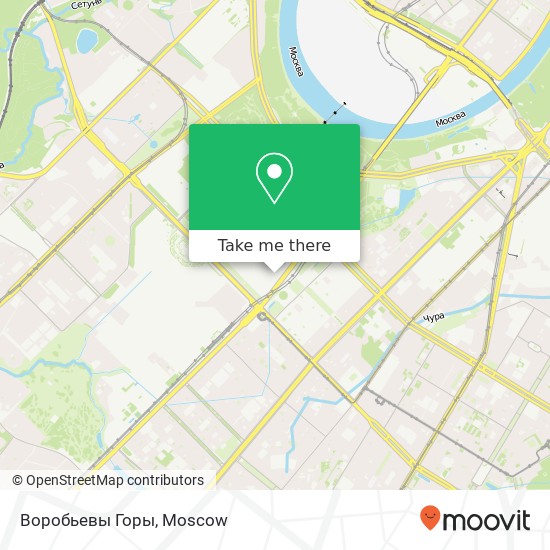 Воробьевы Горы map