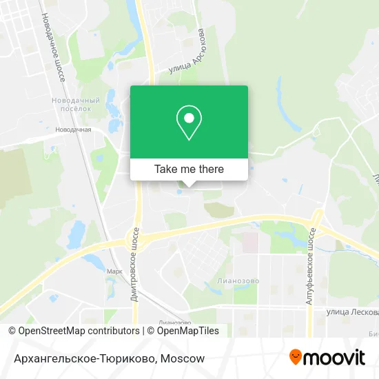 Архангельское-Тюриково map