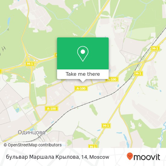 бульвар Маршала Крылова, 14 map
