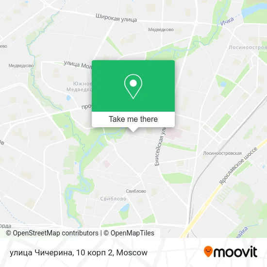 улица Чичерина, 10 корп 2 map