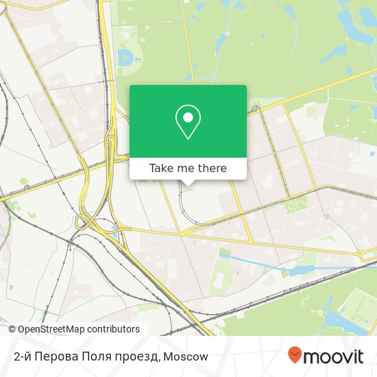 2-й Перова Поля проезд map