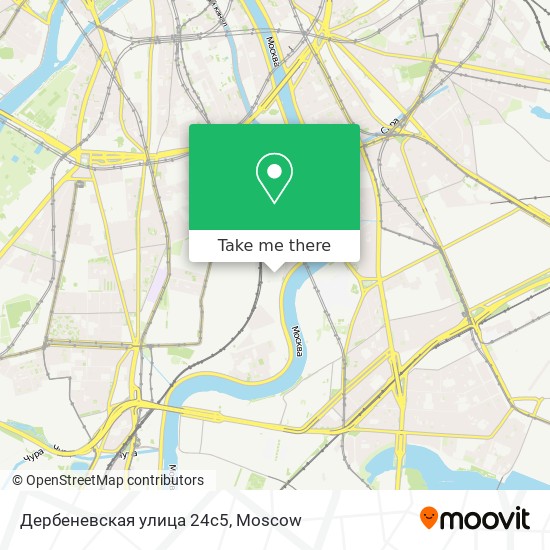 Дербеневская улица 24с5 map